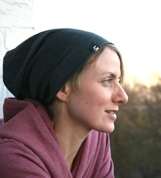 Lena Schokolade Lena Schokolade Beanie-Mütze, Anthrazit meliert, – Produktbild 1 von 4