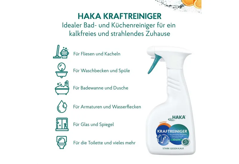 HAKA Kraftreiniger Spray 500ml Badreiniger – Produktbild 2 von 5