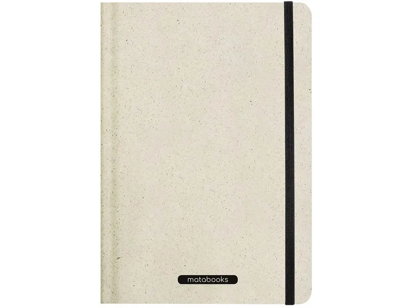 matabooks® matabooks® Nachhaltiges A5 Notizbuch/Journal/Schreibheft aus Süßgraspapier – Nari (punktiert), Easy, – Produktbild 1 von 5