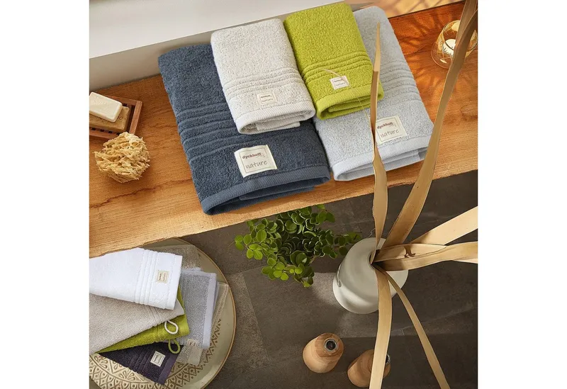 dyckhoff dyckhoff Badematte Frottierserie 'Nature' 50 x 80 cm, Gelb, – Produktbild 4 von 4