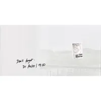 Sigel Sigel Glas-Magnettafel 'artverum' 91 x 46 cm, Weiß, – Produktbild 3 von 3