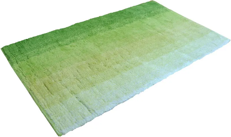 dyckhoff dyckhoff Badematte Colori 09285, Höhe 14 mm, fußbodenheizungsgeeignet, Bio-Baumwolle, rechteckig, Grün, – Produktbild 2 von 5