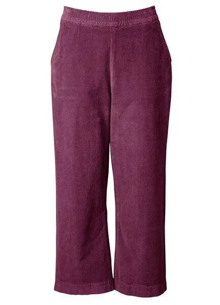 Heidekönigin Heidekönigin 7/8-Cordhose weit, Lila, – Produktbild 1 von 3