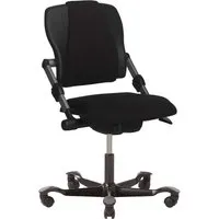 HAG HAG Bürodrehstuhl "H03 340" Gestell: schwarz, Stoff: Cura black – Produktbild 1 von 1