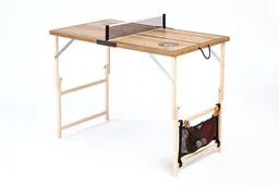 DISH TENNIS DISH TENNIS DIE COGNACEICHE cognagholzfarbene Mobile Mini Tischtennisplatte - MADE IN AUSTRIA – Produktbild 1 von 1