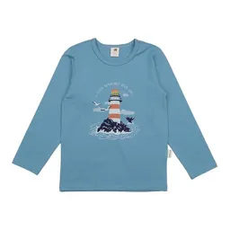 Walkiddy Walkiddy Kinder Langarmshirt Bio-Baumwolle, Hellblau, Wal-Motiv – Produktbild 1 von 1