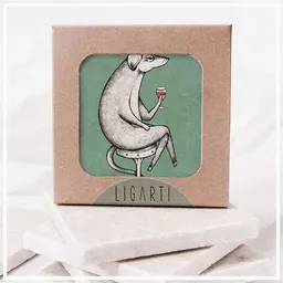 LIGARTI Fliesenuntersetzer »Jacques« von LIGARTI | Design Untersetzer | Natursteinfliese – Produktbild 1 von 1
