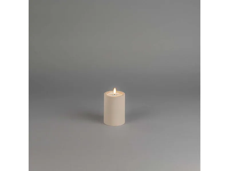 Konstsmide Konstsmide LED-Dekolicht "Kerze" Höhe 10 cm, mattbeige – Produktbild 1 von 2