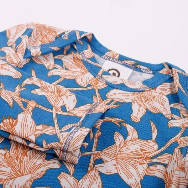 Fred's World by Green Cotton Fred's World by Green Cotton Body Lilien, Blau, – Produktbild 2 von 2