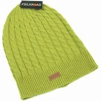 Silkroad - Diggers Garden Silkroad - Diggers Garden SILKROAD Mütze - Strickmütze mit Zopfmuster Beanie aus 100% Lammwolle, Limetten-grün, – Produktbild 1 von 1