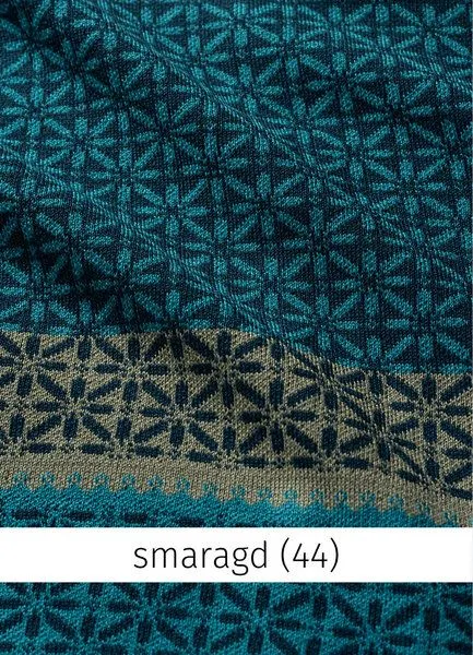 Heidekönigin Heidekönigin Jacquard Pullover JULE, Smaragd, – Produktbild 3 von 3