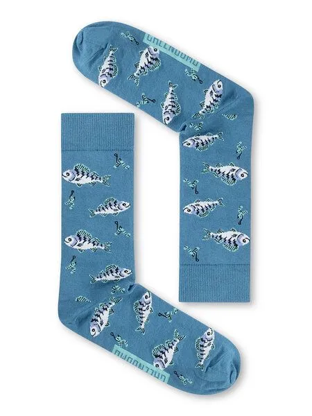 GreenBomb GREENBOMB Perch Socks - Lässige Socken aus Bio-Baumwoll Mix / hochwertiger Print / Fair & Vegan, Weiß (mix), – Produktbild 2 von 2