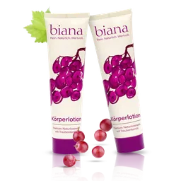biana Körperlotion – Premium Naturkosmetik mit Traubenkernöl 2x100 ml – Produktbild 1 von 1