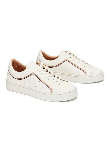 NINE TO FIVE NINE TO FIVE Laced Sneaker #Gracia rainbow line, Regenbogen, – Produktbild 2 von 4