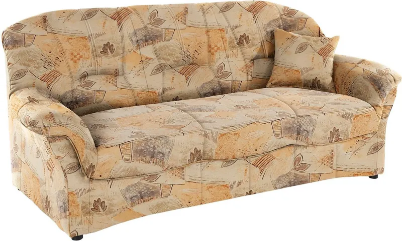 DOMO collection 3-Sitzer Bahia, bequem & komfortabel, zeitloses & elegantes Sofa, Breite 200cm, inklusive Federkern, Beige, – Produktbild 3 von 8