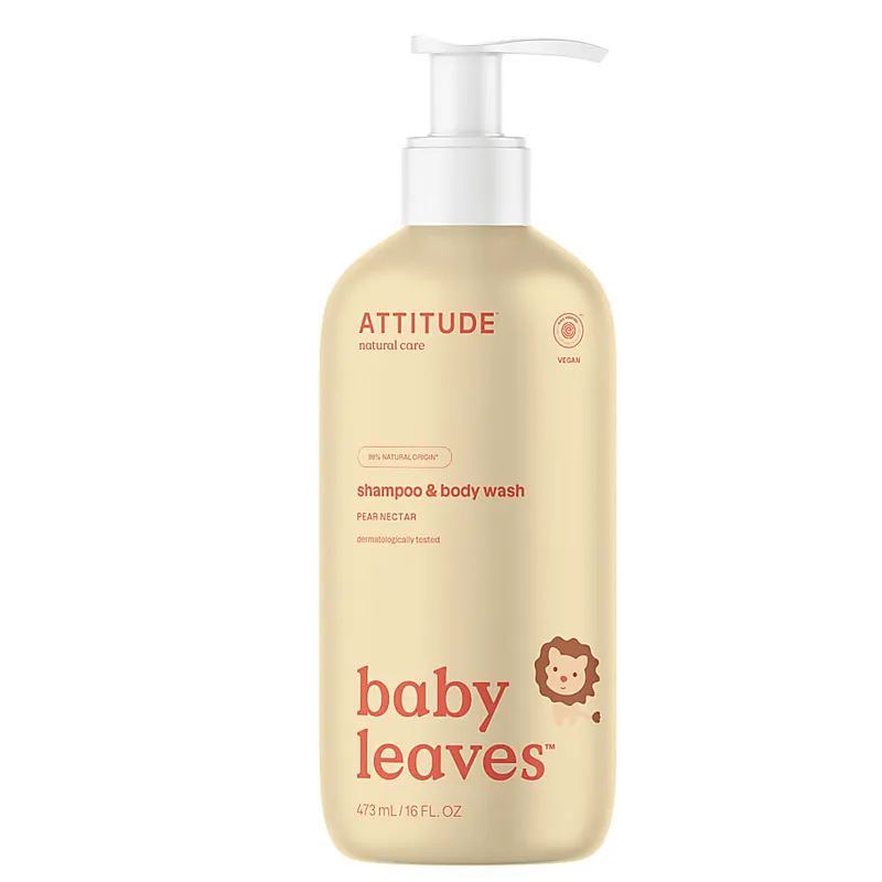 Attitude Attitude Baby Leaves 2 in 1 Shampoo & Duschgel - Birnen Nektar – Produktbild 1 von 2