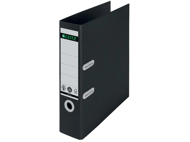 Leitz Leitz Ordner 're:cycle' Rückenbreite 8 cm schwarz – Produktbild 1 von 2