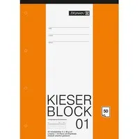 BRUNNEN BRUNNEN Kieserblock DIN A4, Lineatur 1, 80 g/m², 50 Blatt – Produktbild 1 von 1