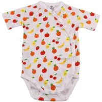 El Puente El Puente Babybody "Funny Fruits", Größe 62/68 | Fair Trade & Handmade aus Ägypten | Bio-zertifiziert – Produktbild 1 von 1