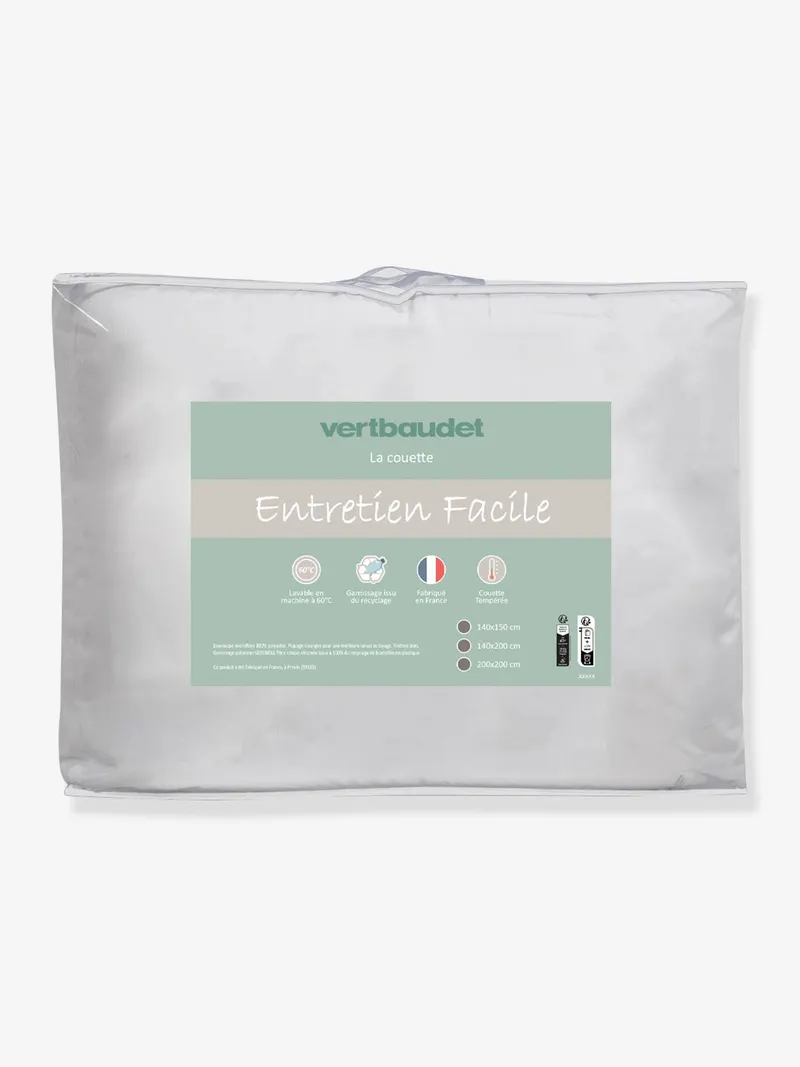 Vertbaudet Kinder Mikrofaser-Winterbettdecke kochfest, Weiß, – Produktbild 2 von 2