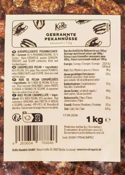 KoRo Gebrannte Pekannüsse 1 kg – Produktbild 1 von 1