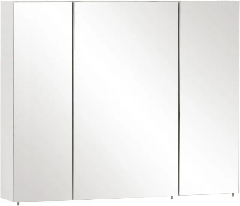 Schildmeyer Spiegelschrank Basic, Spiegelschrank, Made in Germany, B: 90 cm Solide Verarbeitung - Dieses Produkt ist in Deutschland gefertigt, Weiß, – Produktbild 2 von 5