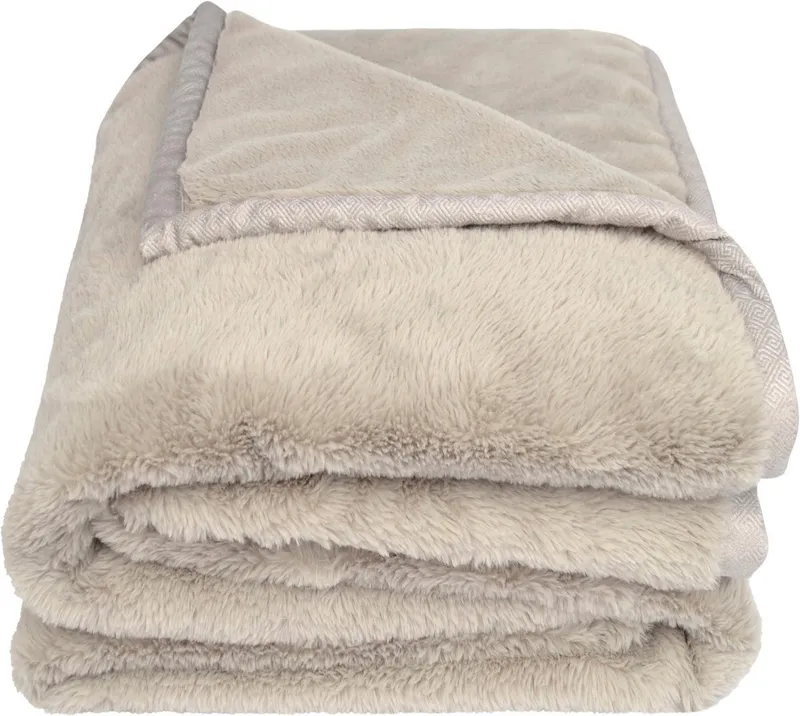 Wohndecke The Blanket, extra weiche Kuscheldecke, schlichtes Design, ZOEPPRITZ1828, Extra weiche Decke aus recyceltem Polyester, Weiß, – Produktbild 1 von 2