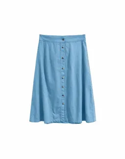 Mazine Mazine A-Jeans-Rock aus Tencel mit Knopfleiste – Produktbild 1 von 1
