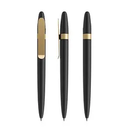 prodir prodir DS5 TSM Twist Kugelschreiber, Black-Gold satin finish – Produktbild 1 von 1