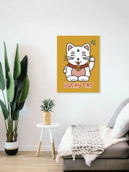 Photocircle Photocircle Poster / Leinwandbild - Lucky Cat no2 – Produktbild 4 von 4