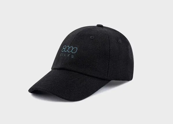 8000Kicks 8000Kicks Baseline Hanfkappe, Schwarz, – Produktbild 2 von 3