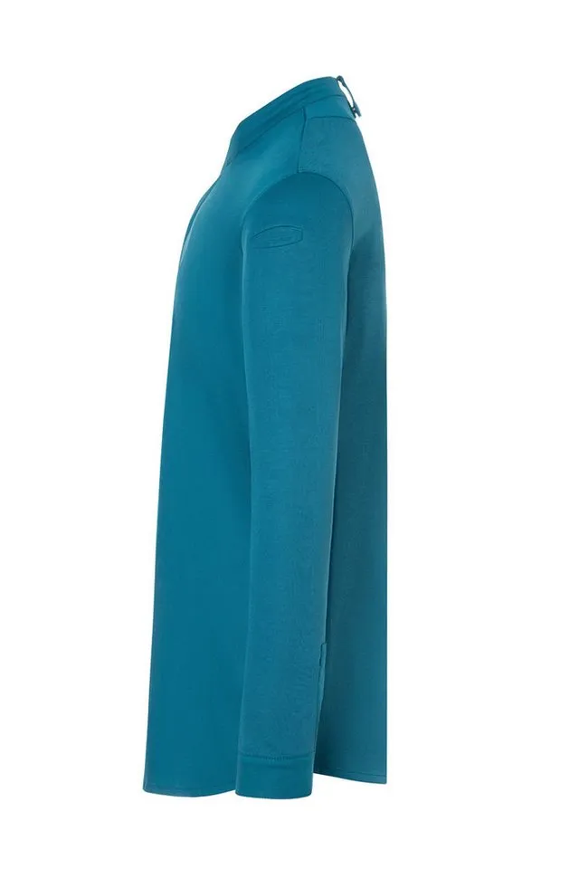 Karlowsky Fashion Kochjacke KARLOWSKY Herren Kochjacke DIAMOND-CUT® Avantgarde Slim Petrol, Blau, – Produktbild 3 von 4