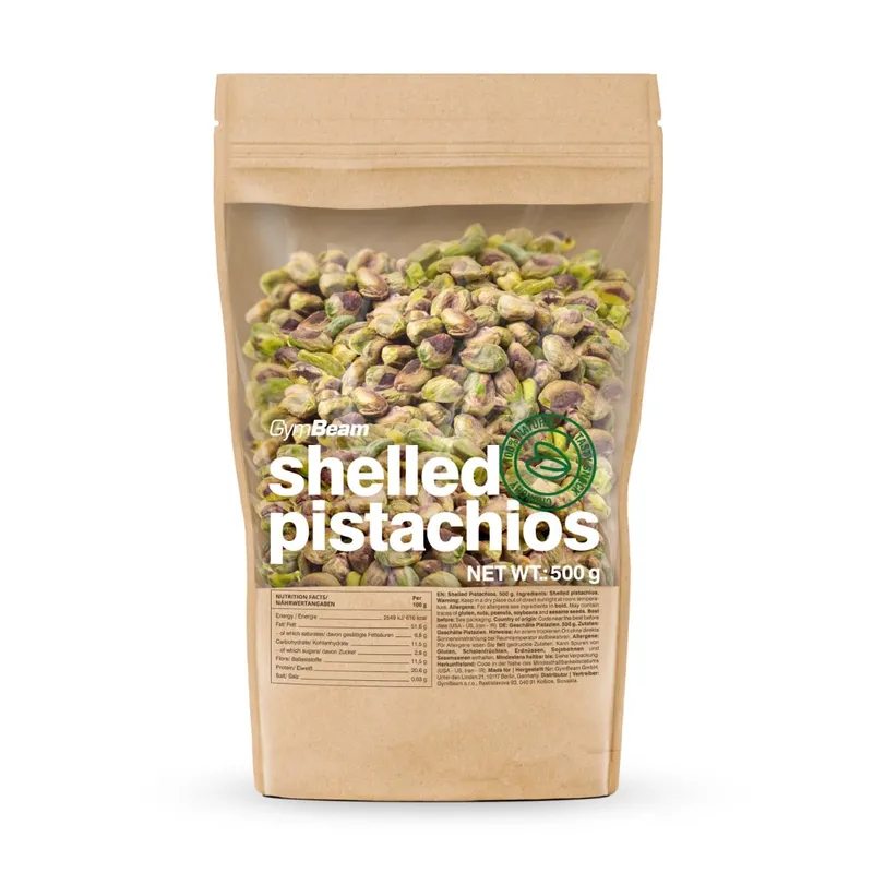 GymBeam Food GymBeam Geschälte Pistazien 500 g – Produktbild 1 von 1