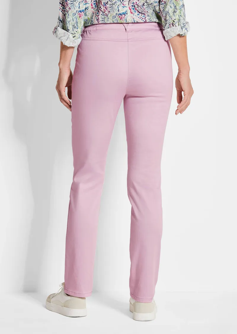 Goldner Satin-Baumwollhose LOUISA COMFORT+ - rosé - Gr. 44 von Goldner Fashion, Rosa, – Produktbild 3 von 3