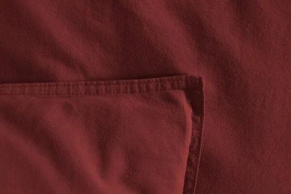 jilda-tex jilda-tex Bettwäsche 100% Bio-Baumwolle 135x200cm / 155x220cm 200x200cm, Rot, – Produktbild 2 von 4