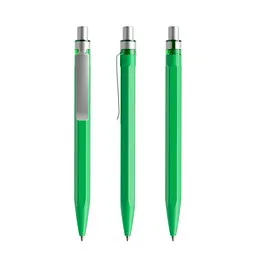 prodir prodir QS50 PMS Push Kugelschreiber, Bright Green-Silver satin finish – Produktbild 1 von 1