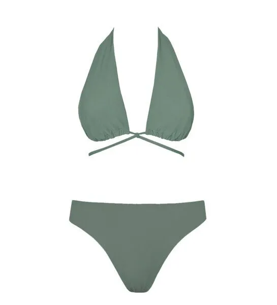 Anekdot Anekdot Bikini Set Versatile Top + Skyline Slim Slip, Sage (green), – Produktbild 1 von 2
