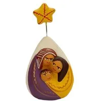 El Puente El Puente Heilige Familie mit Stern | Fair Trade & Handmade aus Peru, Mehrfarbig, – Produktbild 1 von 1