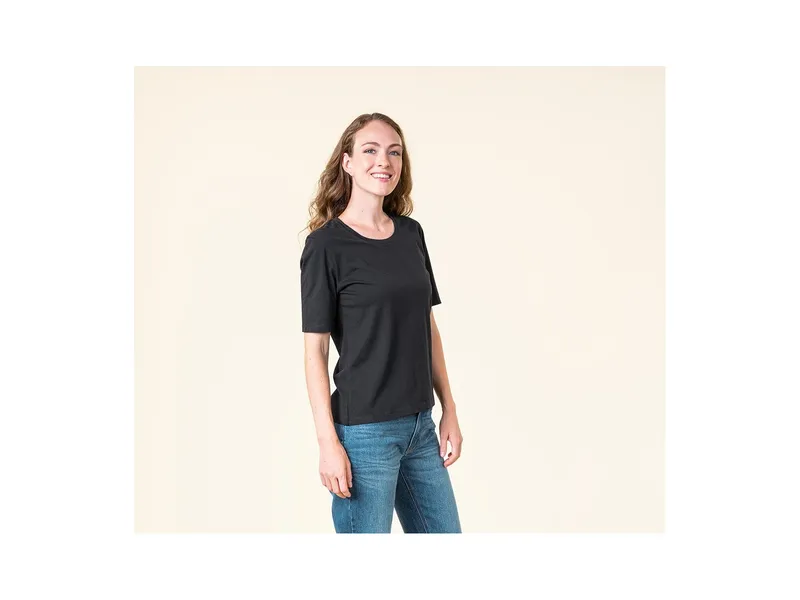Living Crafts Living Crafts - Damen T-Shirt (100% Bio-Baumwolle), Schwarz, – Produktbild 3 von 4