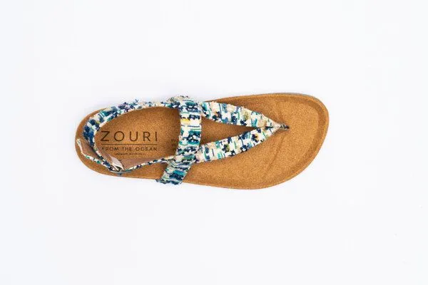 Zouri Zouri Vegane Sandalen ISLE, Ocean, – Produktbild 3 von 3