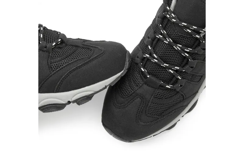 AUTHENTIC LE JOGGER AUTHENTIC LE JOGGER Schnürschuh, Freizeitschuh, Schnürhalbschuh, Wanderschuh Sneaker im Outdoor-Trekking-Look mit robuster Sohle VEGAN, Gelb|schwarz, – Produktbild 4 von 5