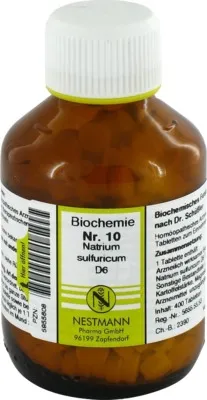 Nestmann Pharma BIOCHEMIE 10 Natrium sulfuricum D 6 Tabletten 400 St Tabletten – Produktbild 1 von 1