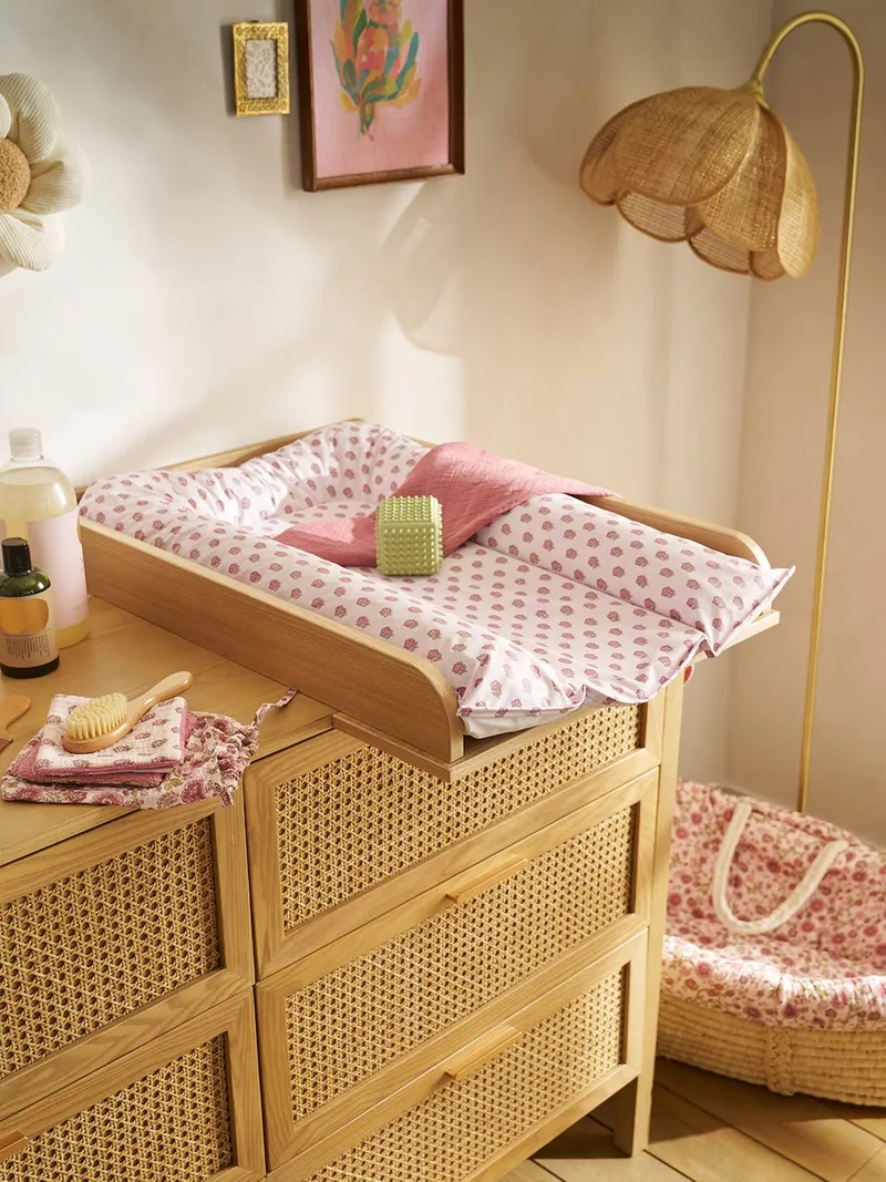 Vertbaudet Wickelaufsatz für Kommoden mit 42cm und 52cm Tiefe, Braun, – Produktbild 1 von 4