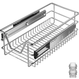 Casaria® Teleskopschublade 2er-Set 30cm Schrankbreite Außenmaß – Produktbild 1 von 1