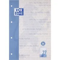 OXFORD OXFORD Recycling-Schulblock A4, kopfgeleimt, 50 Blatt, Lineatur 27 – Produktbild 1 von 1
