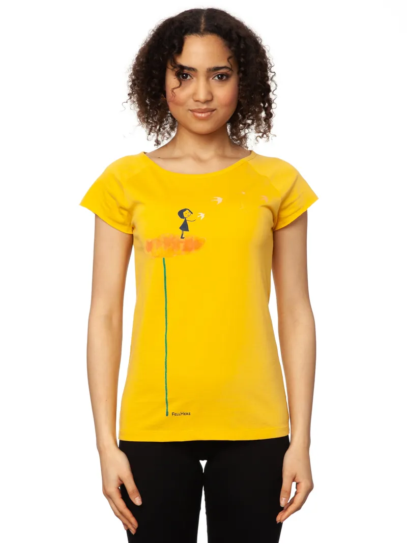 FellHerz Schwalbenzug Cap Sleeve sunshine - XXL – Produktbild 1 von 1
