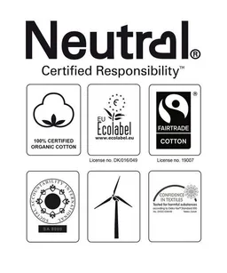Neutral Neutral® Unisex T-Shirt Rollärmel von Neutral Bio Baumwolle Rollsleeve – Produktbild 1 von 1