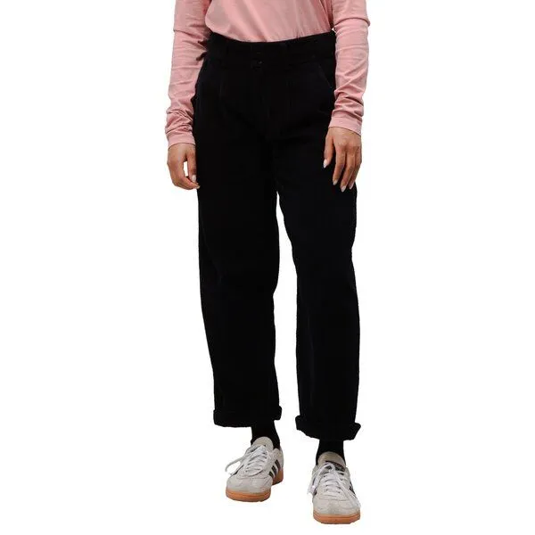 Brava Fabrics Brava Fabrics Cordhose mit Bundfalten, Black, – Produktbild 5 von 5