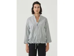 ORGANICATION ORGANICATION Bio-Damen-Jacke mit 7/8-Ärmeln shadow/offwhite, Gr. M – Produktbild 1 von 1