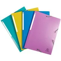 24 Exacompta Sammelmappen "Forever Young", DIN A4, Gummizug, 3 Klappen, sortiert – Produktbild 1 von 1